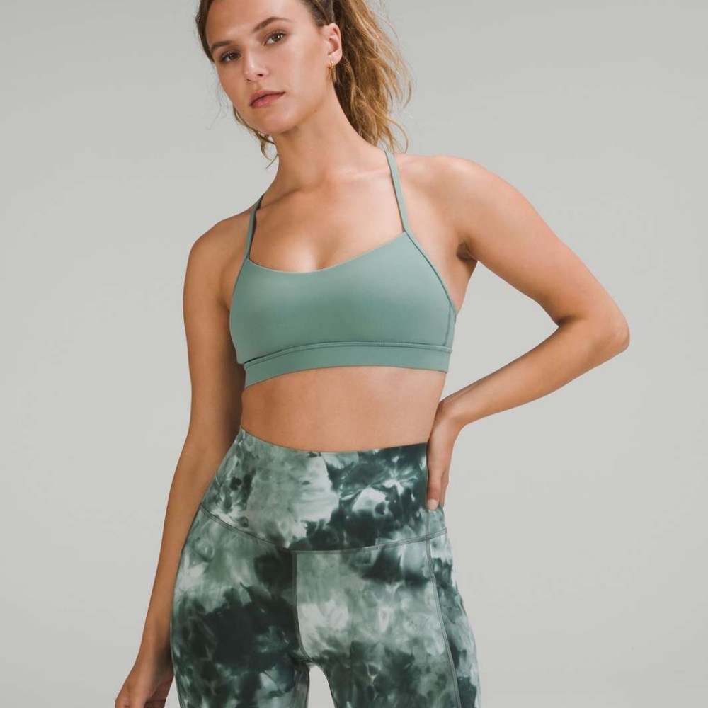 Lululemon Flow Y Nulu Bra* NWT Tidewater Teal 🩵